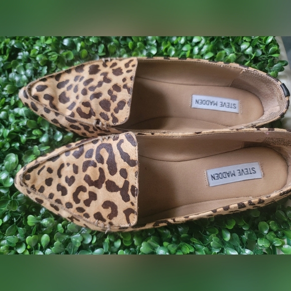 Steve Madden Leopard Print Flats - Picture 2 of 7